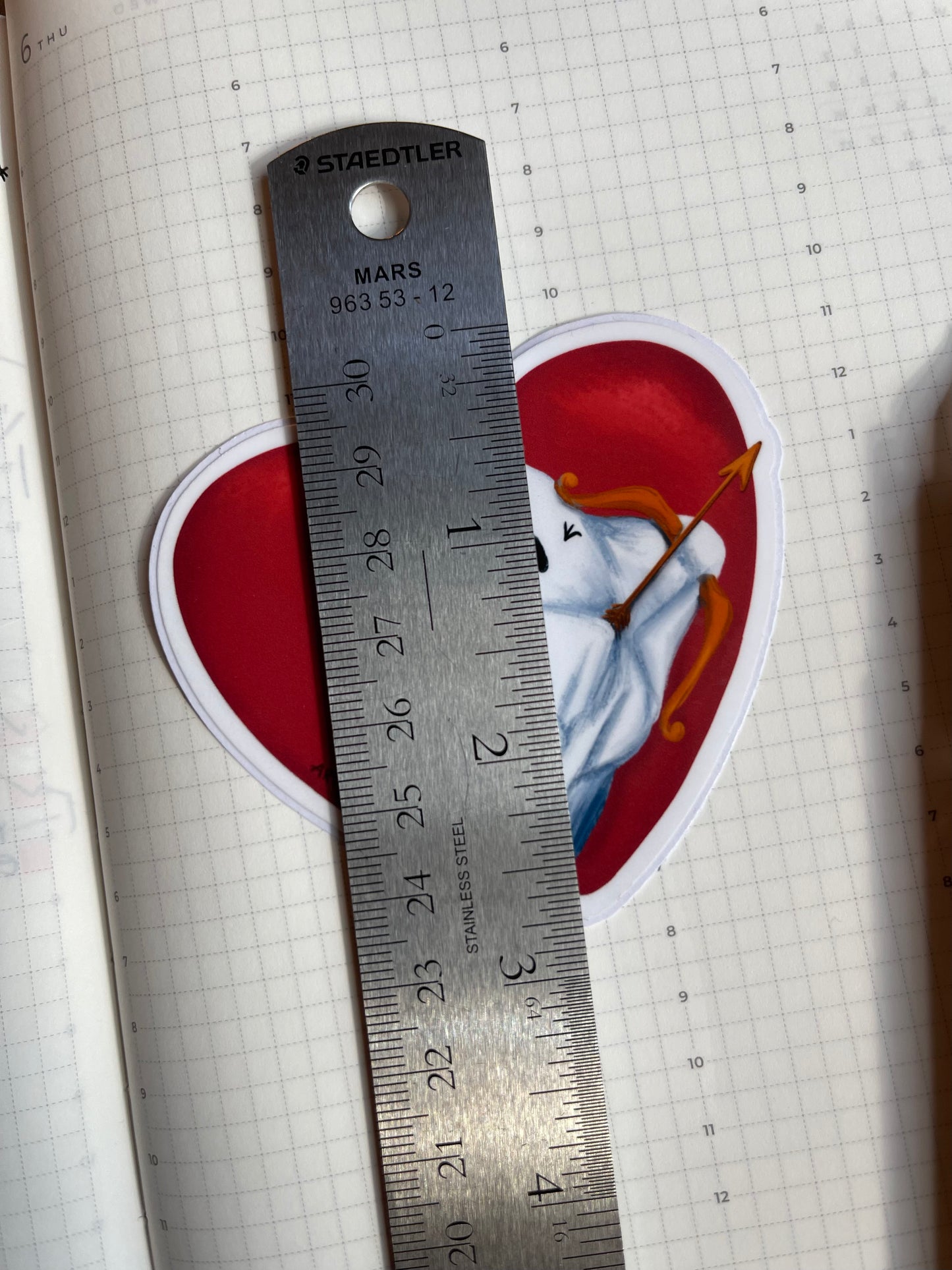 Ghostie Cupid Sticker