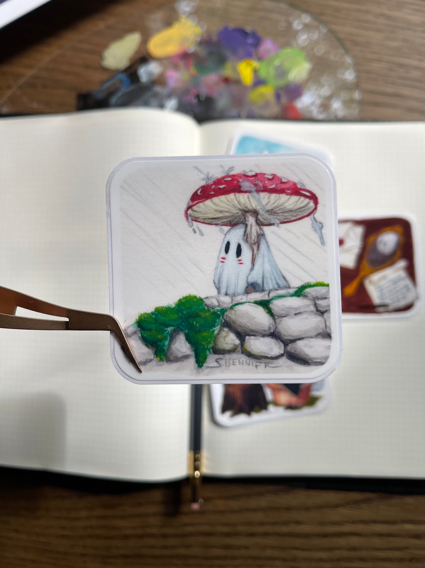 Morrow's April Sticker