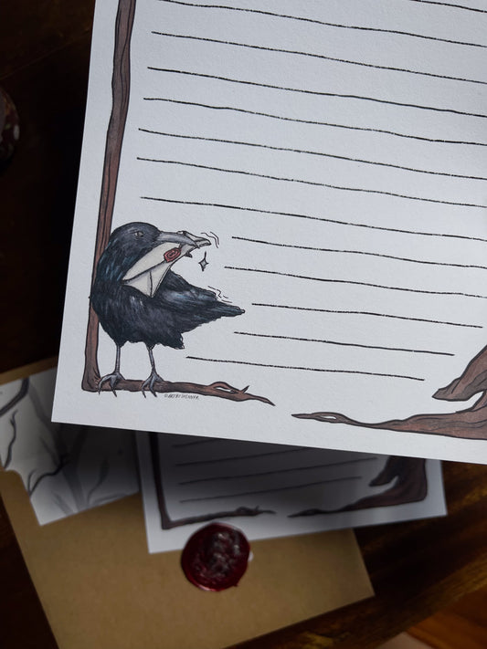Letter From A Crow Stationery Set