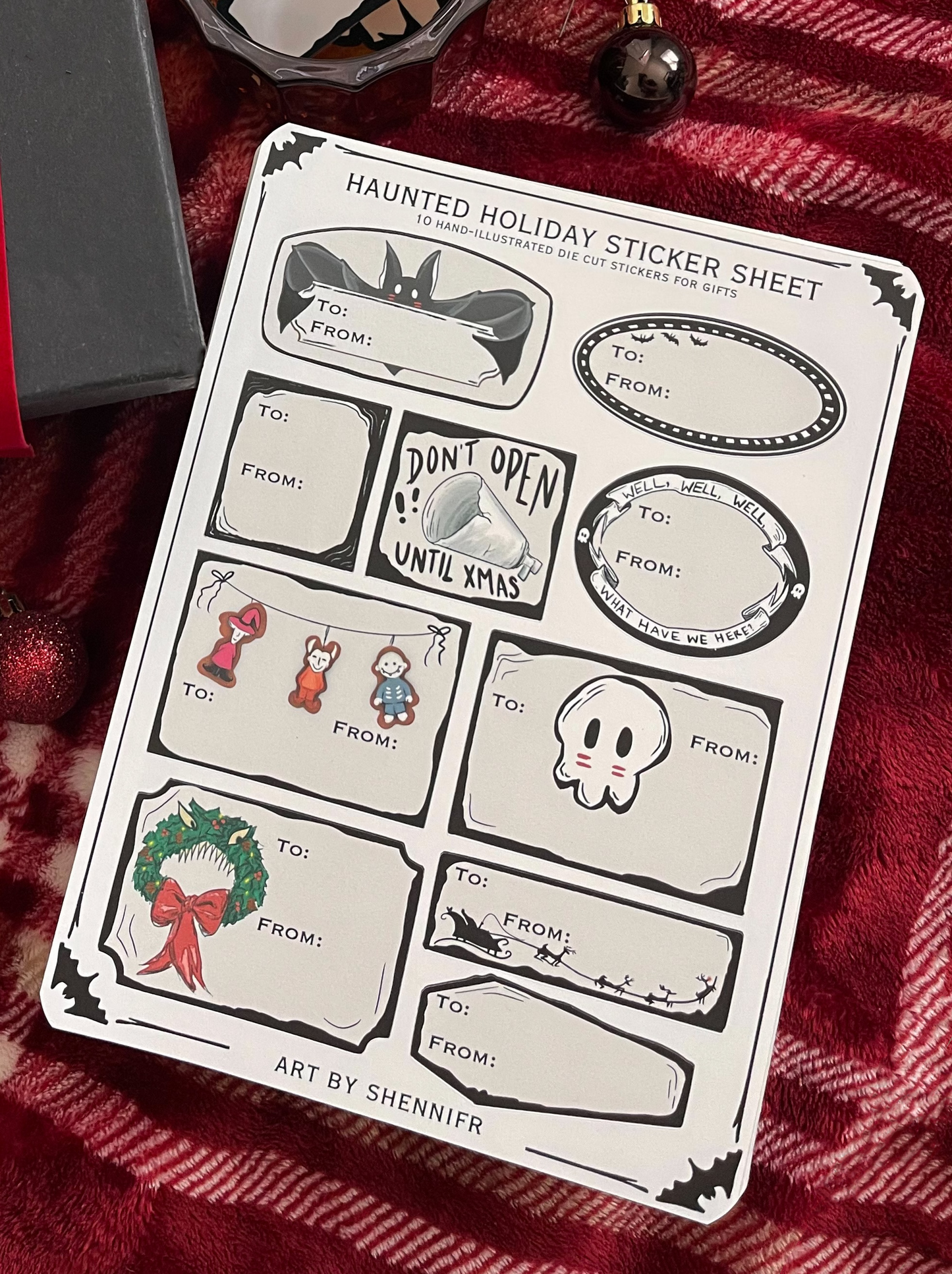 Spooky Holiday Stickers