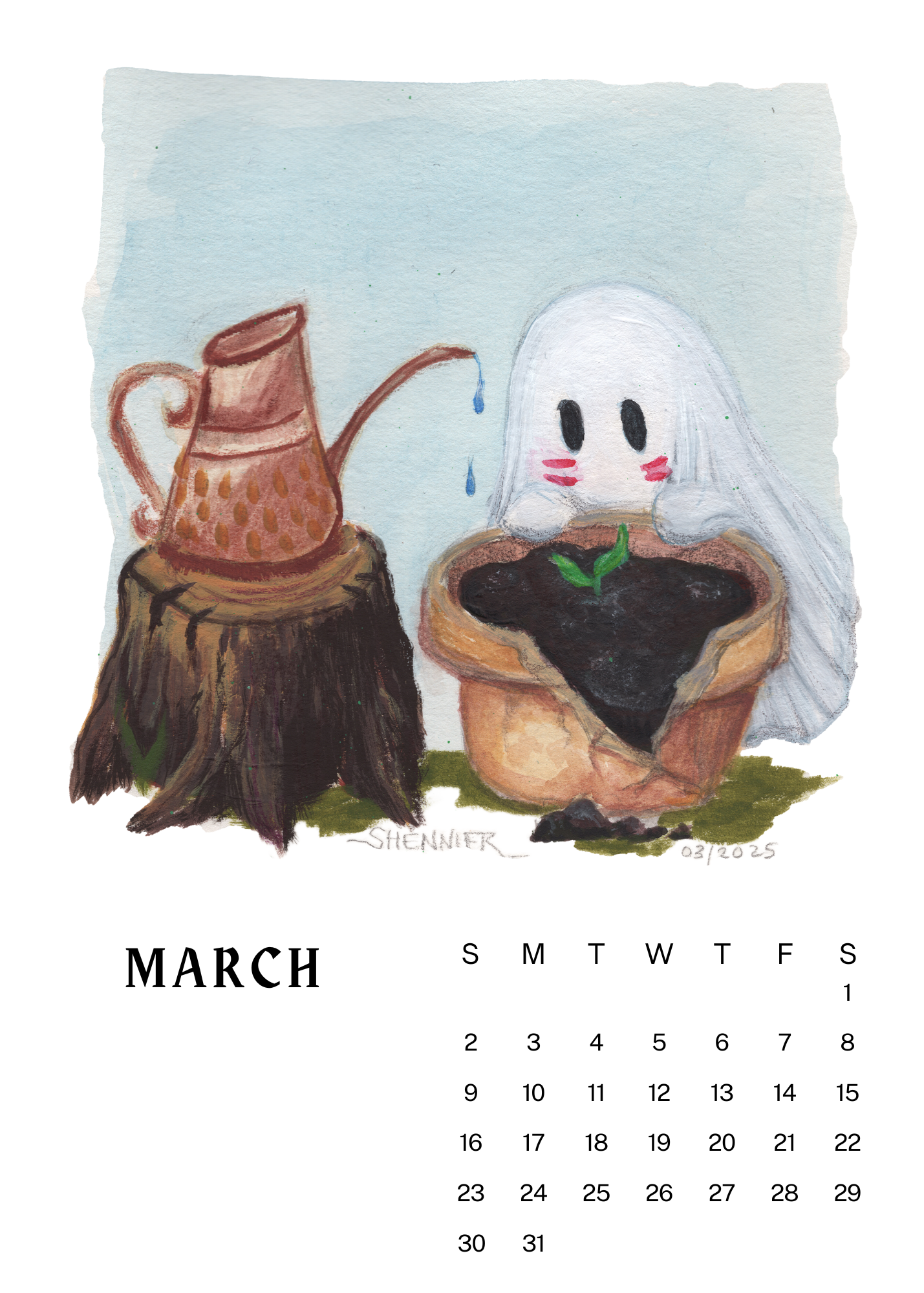 Morrow's Calendar Page