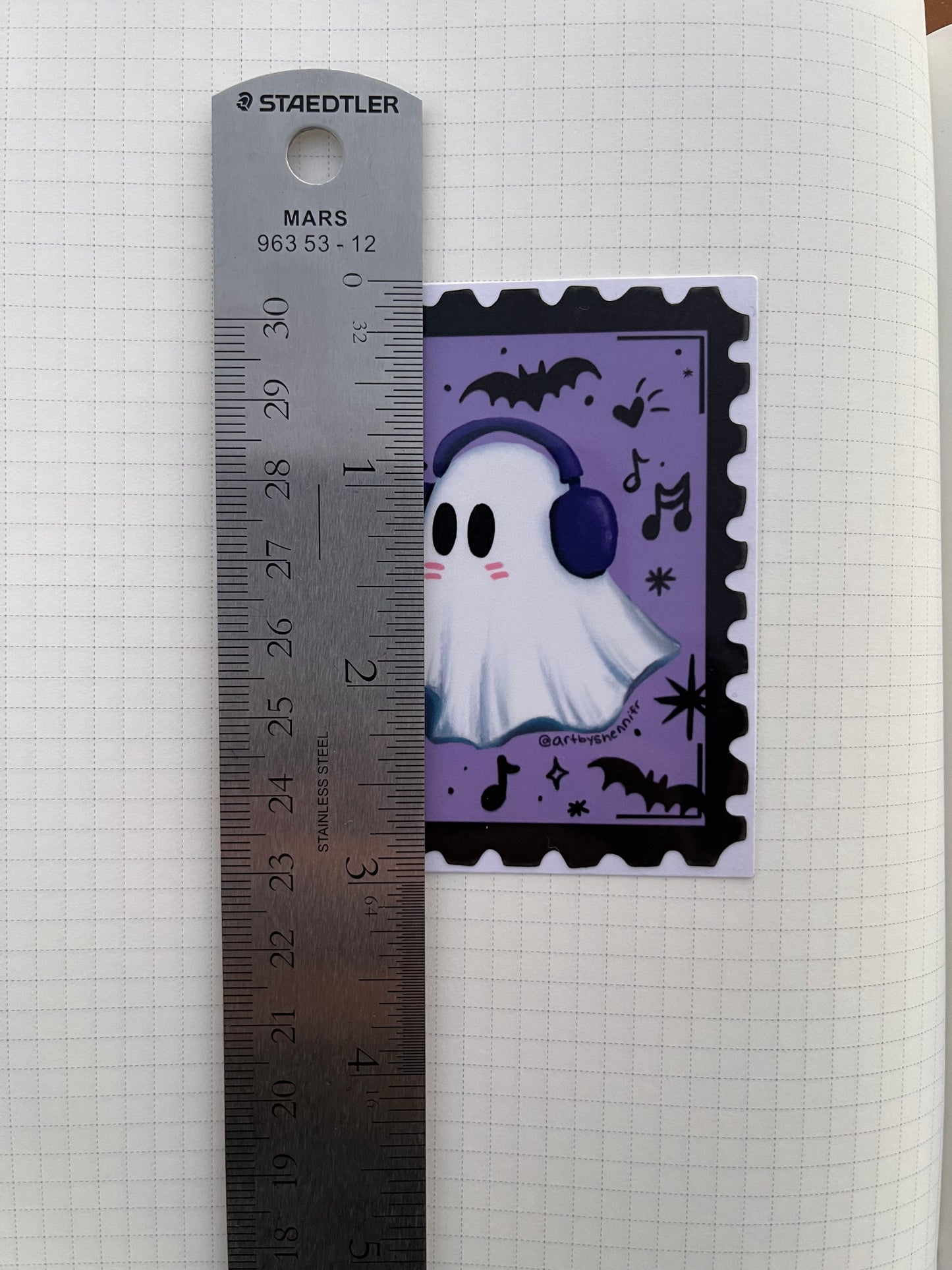 Ghostie Stamp Sticker