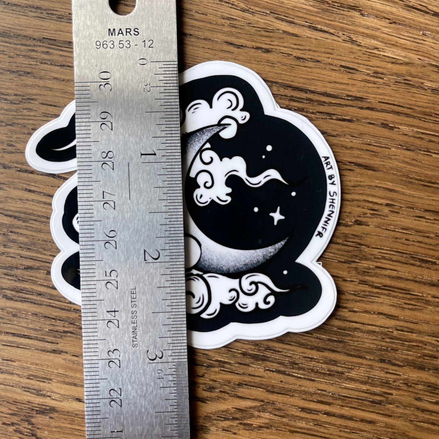 Tattoo Moon Sticker