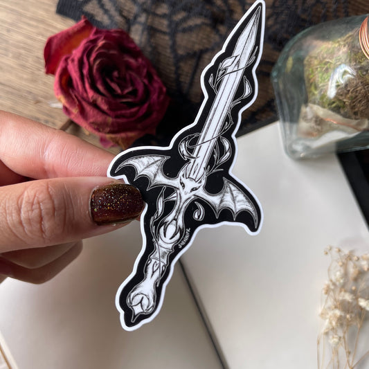 Vampire Sword Sticker