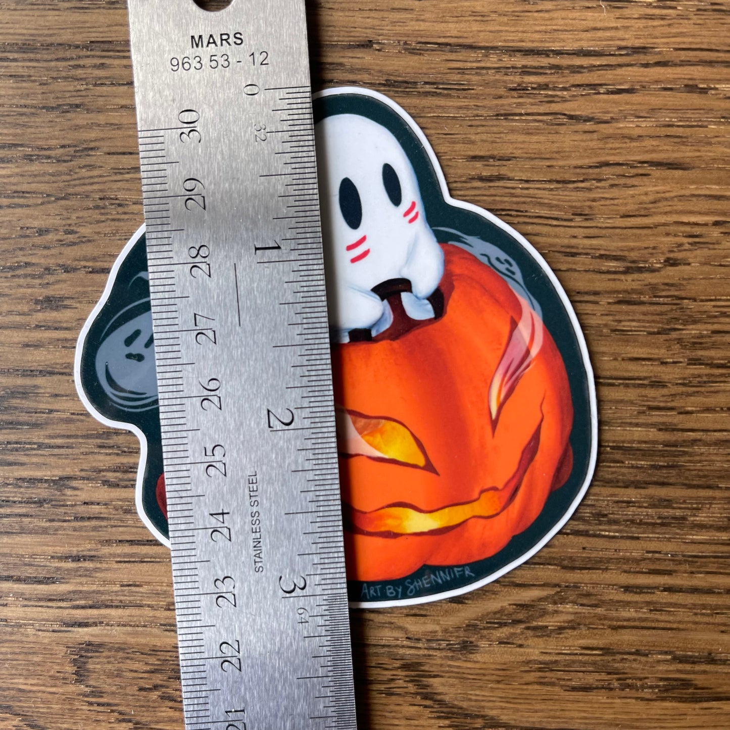 Pumpkin Rider Ghostie Sticker