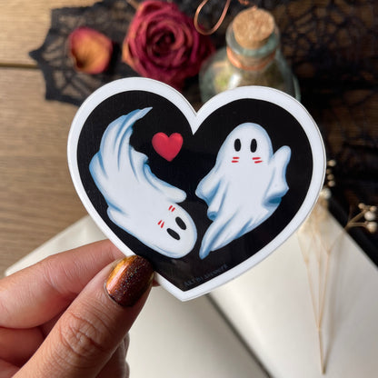 Ghostie Hearts Sticker