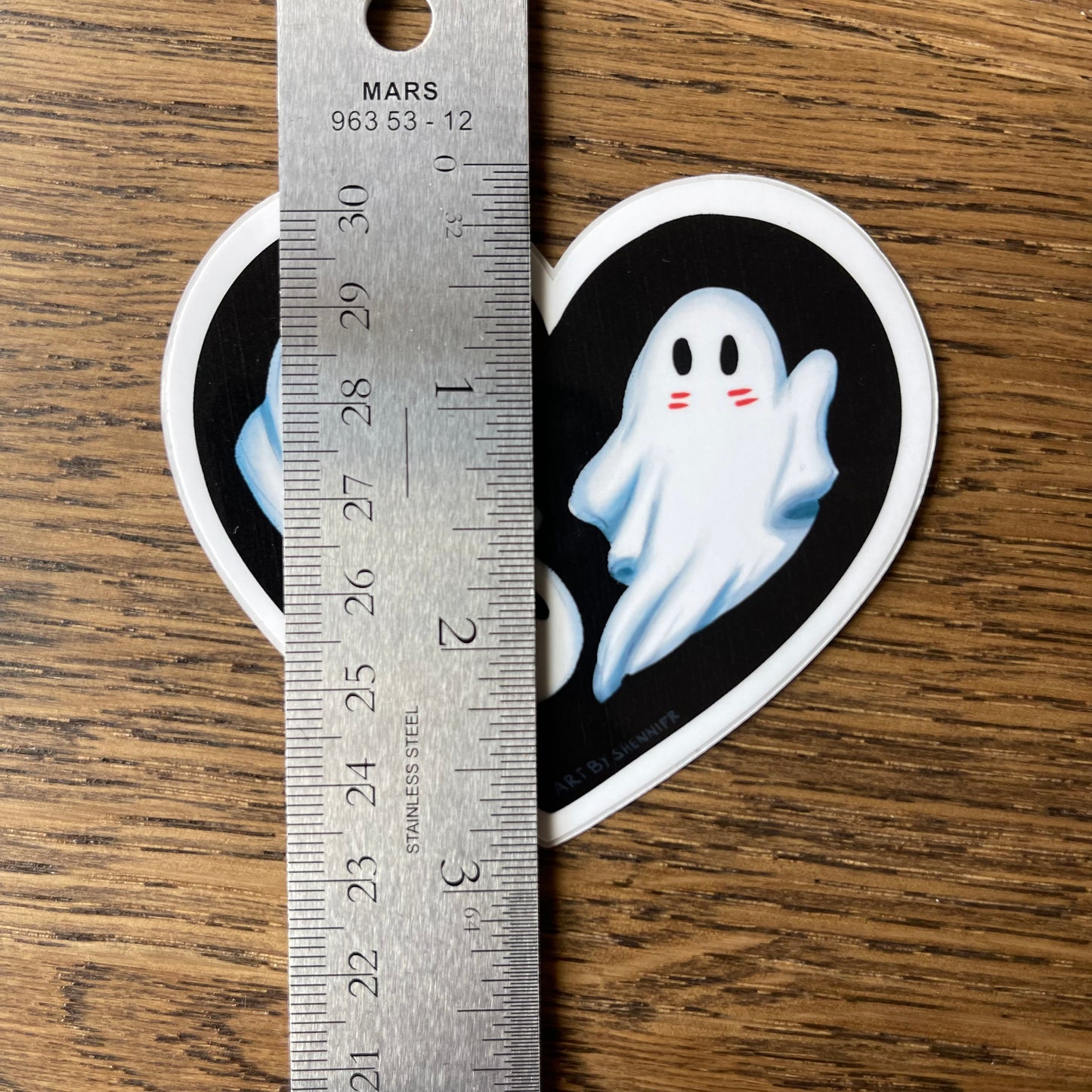 Ghostie Hearts Sticker