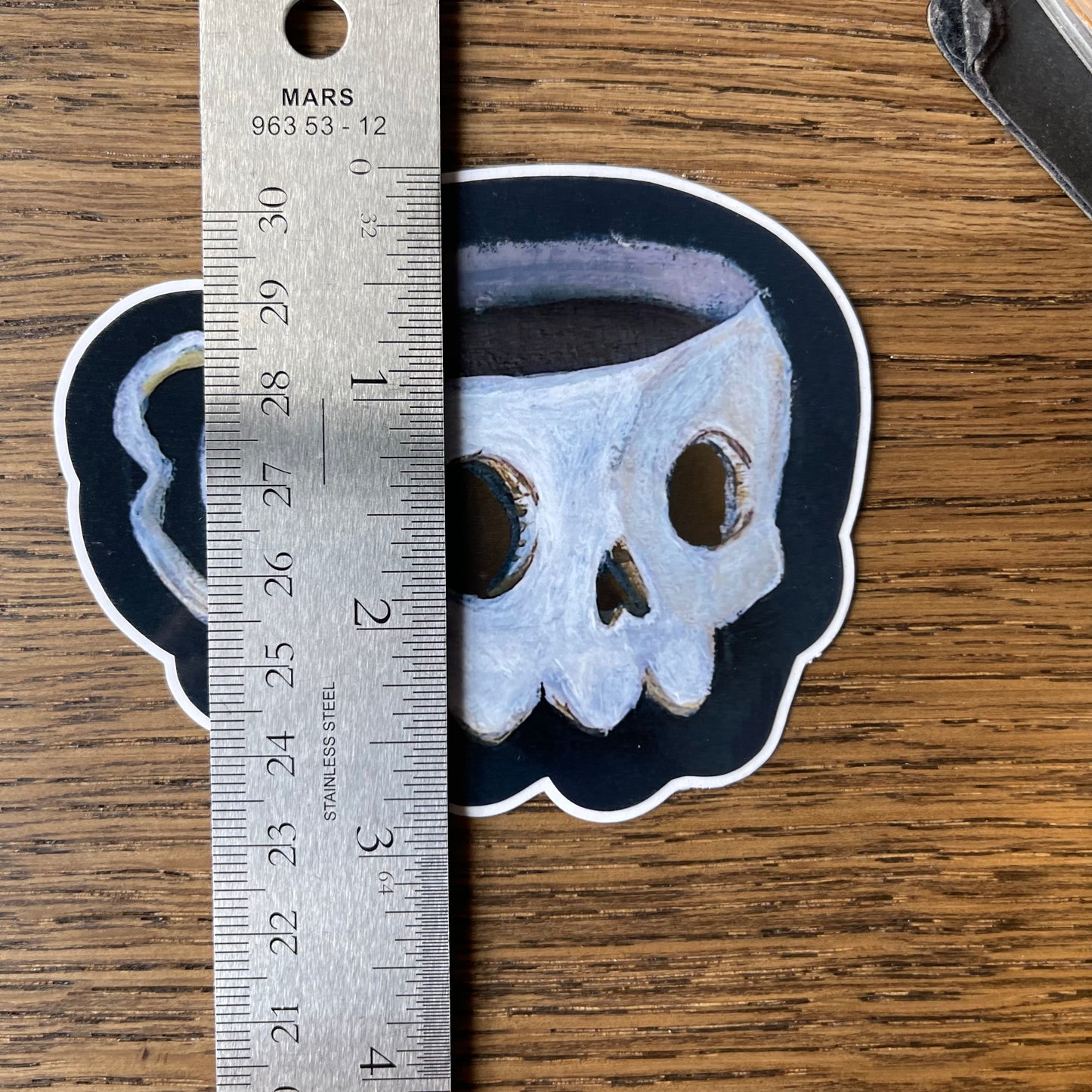 Skull Mug Sticker