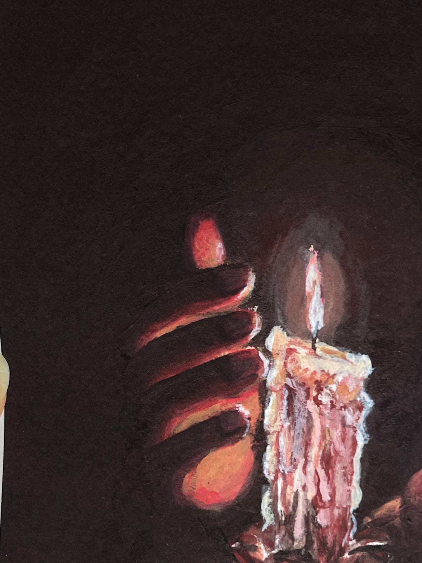 "In The Dark" Candle Print