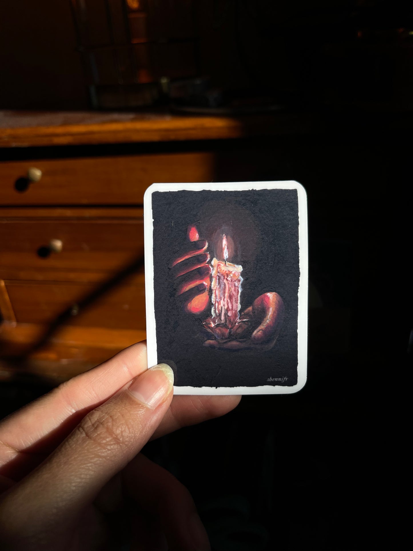 Candle Sticker
