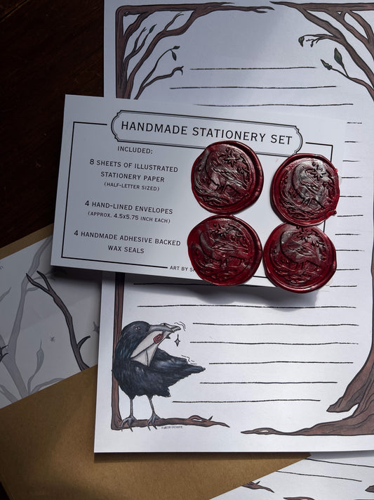 Letter From A Crow Stationery Set