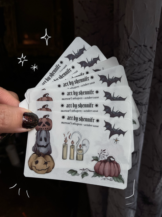 Tiny Halloween October Sticker Sheet