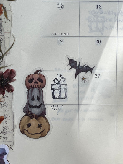 Tiny Halloween October Sticker Sheet