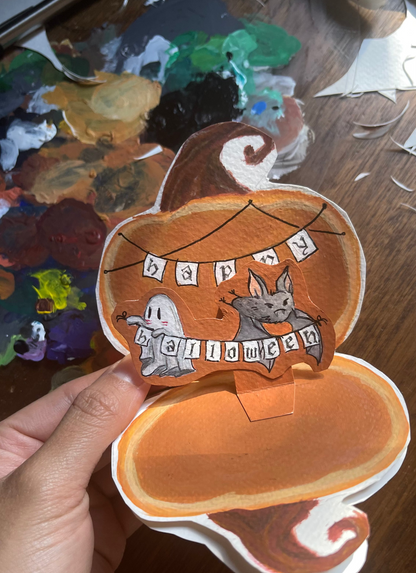Halloween Card Papercraft Download