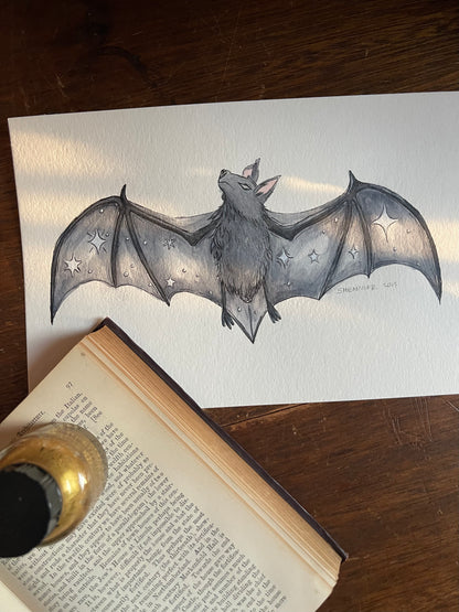 Celestial Bat Original Painting