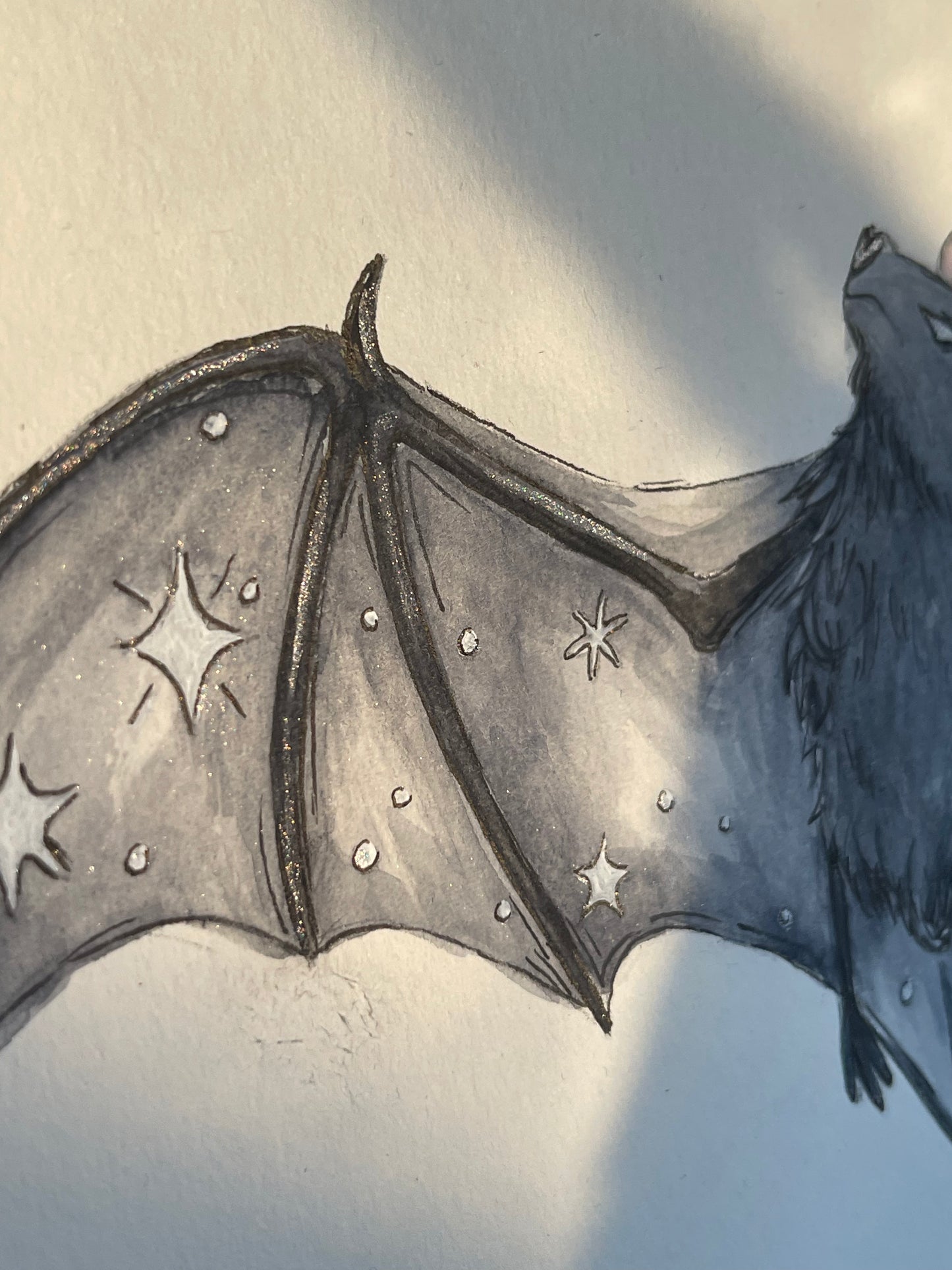 Celestial Bat Original Painting