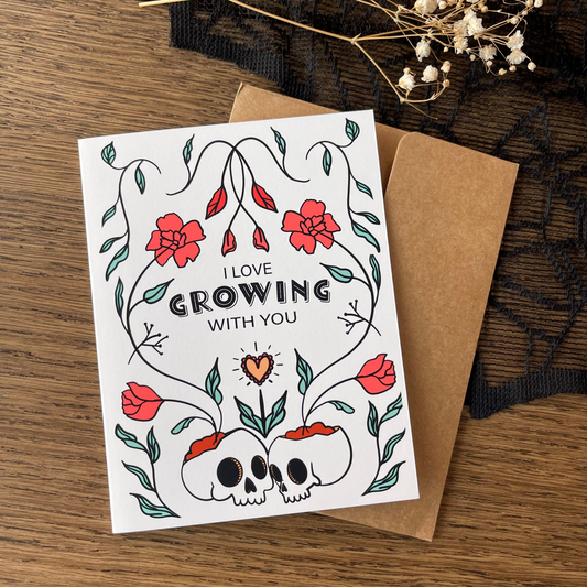 Growing With You Greeting Card