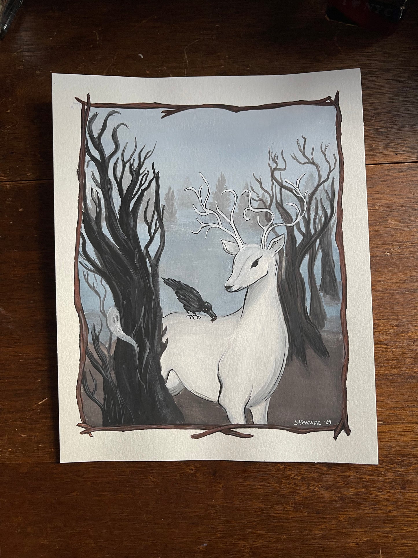 Mutualism ✷ Original Gouache + Ink Painting