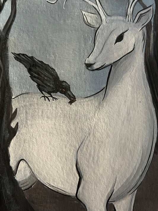 Mutualism ✷ Original Gouache + Ink Painting