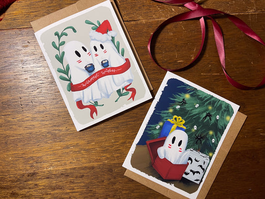 Ghostie Holiday Card Set