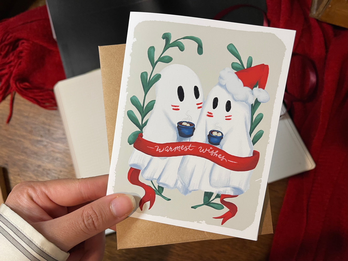 Ghostie Holiday Card Set