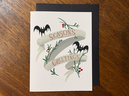 Spooky Bats Christmas Cards