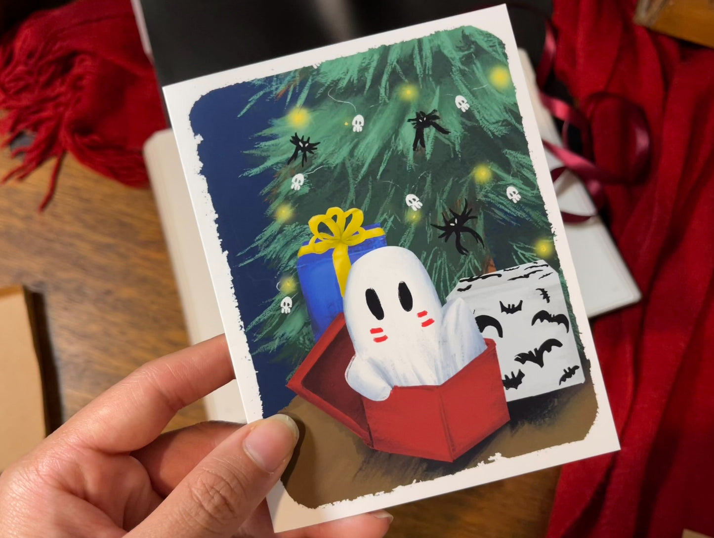 Ghostie Holiday Card Set