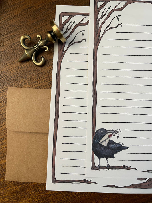 Letter From A Crow Stationery Set