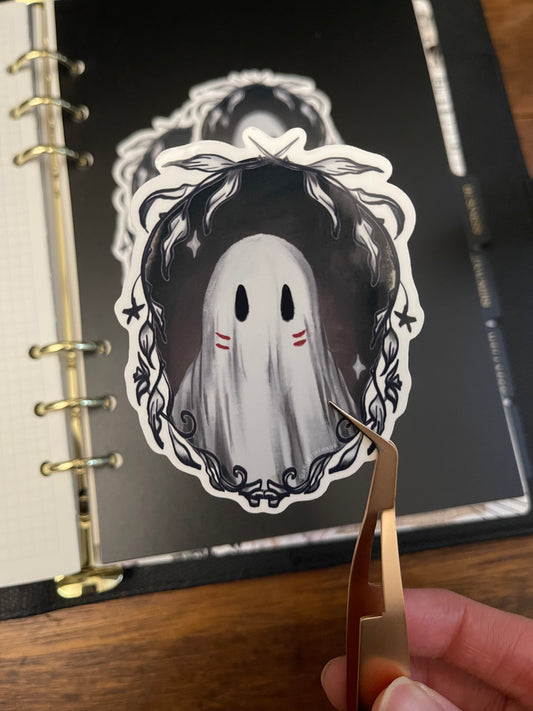 Ghostie Portrait Sticker