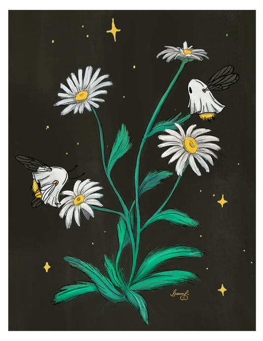 Boo-Bees Print ✦ Embellished Print