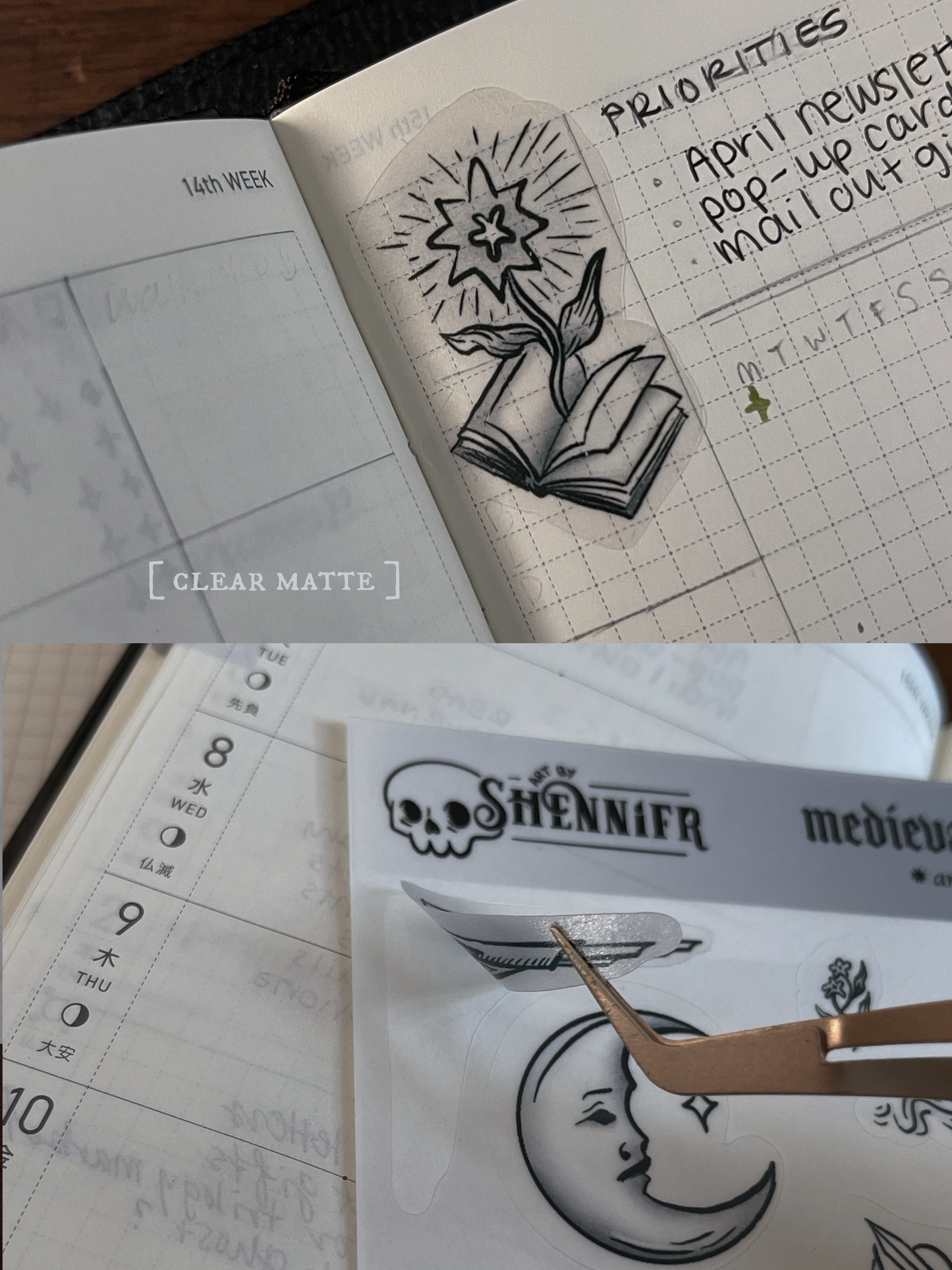 Medieval & Bookish ✷ Sticker Sheet