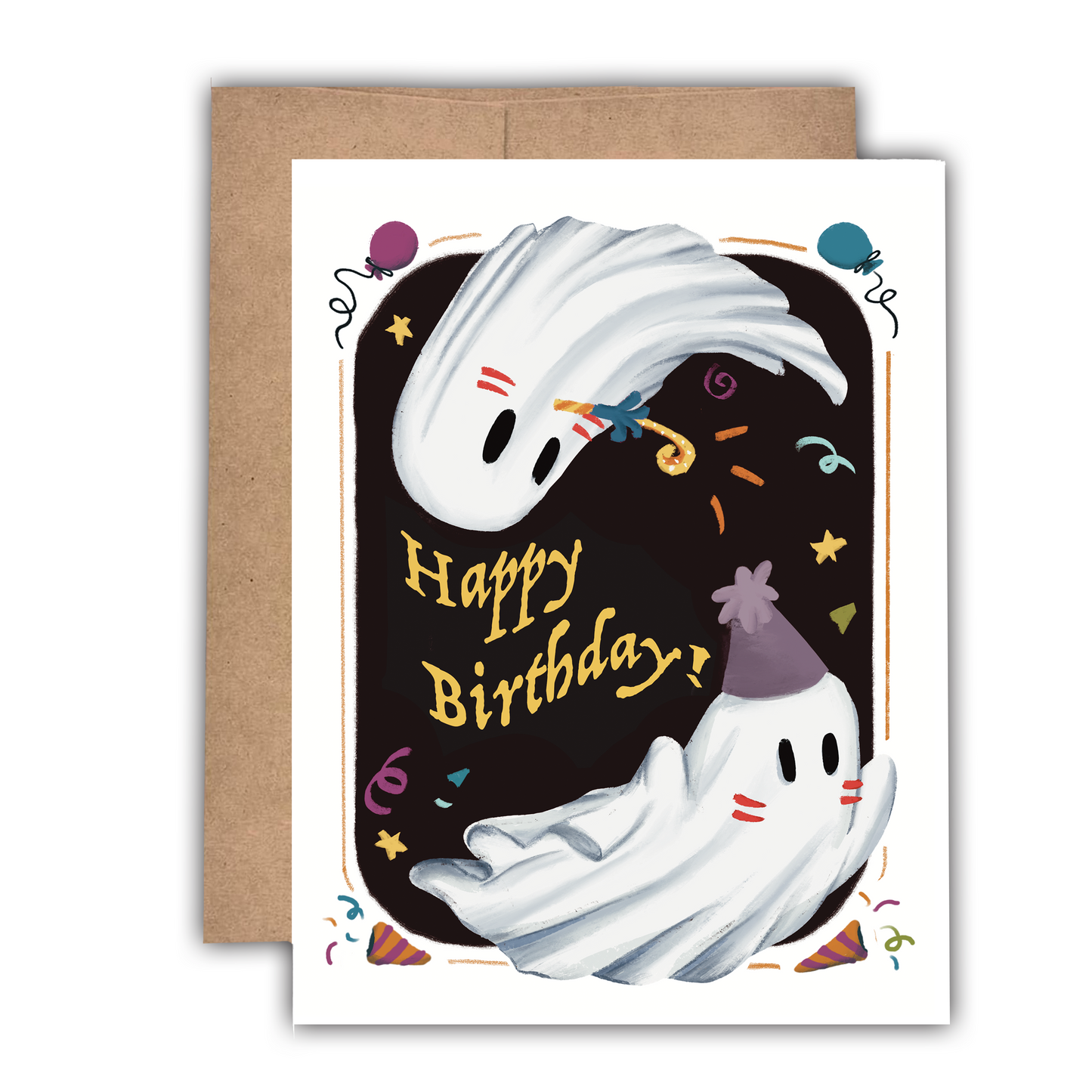 Happy Birthday Ghost Card