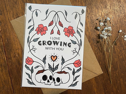 Growing With You Greeting Card