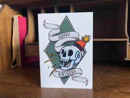 Metal Pop-Up Birthday Card